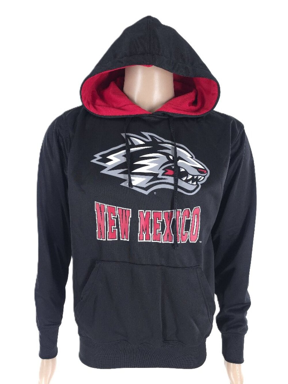 Campus Heritage Men Sweatshirt New Mexico Lobos Hoodie Color Black Size M - NWT